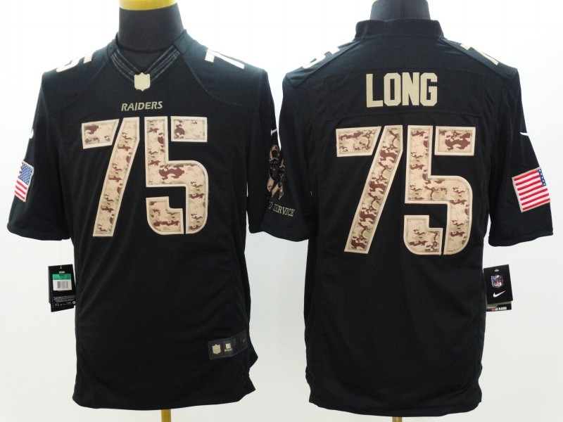 Men's Las Vegas Raiders Howie Long #75 Black Jersey